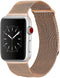 imoshion Bandje Geschikt voor Apple Watch Bandje Series 1 t/m 9 / SE (38 / 40 / 41 mm) | Series 10 (42 mm) Maat S - imoshion Milanees magnetische band - Rosé Goud