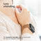 imoshion Bandje Geschikt voor Apple Watch Bandje Series 1 t/m 9 / SE (38 / 40 / 41 mm) | Series 10 (42 mm) Maat M - imoshion Milanees magnetische band - Rosé Goud
