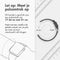 imoshion Bandje Geschikt voor Apple Watch Bandje Series 1 t/m 9 / SE (38 / 40 / 41 mm) | Series 10 (42 mm) Maat M - imoshion Milanees magnetische band - Rosé Goud