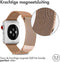 imoshion Bandje Geschikt voor Apple Watch Bandje Series 1 t/m 9 / SE (38 / 40 / 41 mm) | Series 10 (42 mm) Maat S - imoshion Milanees magnetische band - Rosé Goud