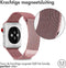 imoshion Bandje Geschikt voor Apple Watch Bandje Series 1 t/m 9 / SE (38 / 40 / 41 mm) | Series 10 (42 mm) Maat S - imoshion Milanees magnetische band - Roze