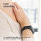 iMoshion Bandje Geschikt voor Fitbit Versa 3 Maat M - iMoshion Milanees magnetische band - Zwart