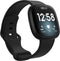 iMoshion Bandje Geschikt voor Fitbit Versa 4 / Versa 3 / Sense 2 / Sense - iMoshion Siliconen bandje - Zwart