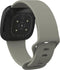 iMoshion Bandje Geschikt voor Fitbit Versa 4 / Versa 3 / Sense 2 / Sense - iMoshion Siliconen bandje - Donkergrijs