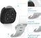 iMoshion Bandje Geschikt voor Fitbit Versa 4 / Versa 3 / Sense 2 / Sense - iMoshion Siliconen bandje - Wit