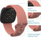 iMoshion Bandje Geschikt voor Fitbit Versa 4 / Versa 3 / Sense 2 / Sense - iMoshion Siliconen bandje - Oranje