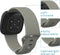 iMoshion Bandje Geschikt voor Fitbit Versa 4 / Versa 3 / Sense 2 / Sense - iMoshion Siliconen bandje - Donkergrijs