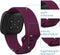 iMoshion Bandje Geschikt voor Fitbit Versa 4 / Versa 3 / Sense 2 / Sense - iMoshion Siliconen bandje - Donkerrood