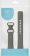 iMoshion Bandje Geschikt voor Fitbit Versa 4 / Versa 3 / Sense 2 / Sense - iMoshion Siliconen bandje - Donkergrijs