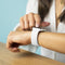 iMoshion Bandje Geschikt voor Fitbit Versa 4 / Versa 3 / Sense 2 / Sense - iMoshion Siliconen bandje - Wit