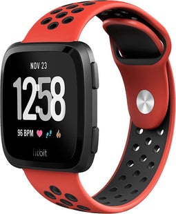 iMoshion Bandje Geschikt voor Fitbit Versa Lite / Versa 2 - iMoshion Siliconen sport bandje - Zwart