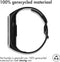 iMoshion Bandje Geschikt voor Samsung Galaxy Fit 2 - iMoshion Siliconen sport band met inkliksysteem gesp - Zwart