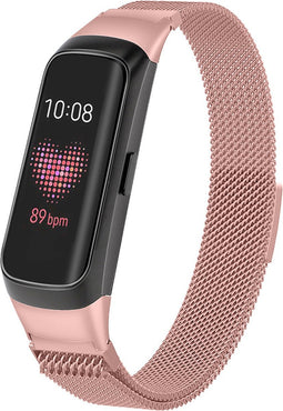 iMoshion Bandje Geschikt voor Samsung Galaxy Fit - iMoshion Milanese Watch bandje - Roze