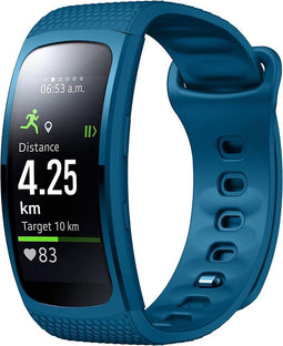 iMoshion Bandje Geschikt voor Samsung Gear Fit 2 Pro / Gear Fit 2 - iMoshion Siliconen bandje - Blauw