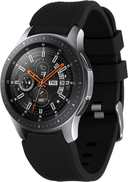 iMoshion Bandje Geschikt voor Samsung Gear S3 Frontier / Gear S3 Classic / Galaxy Watch (46mm) - iMoshion Siliconen bandje - Zwart