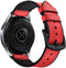 iMoshion Bandje Geschikt voor Samsung Gear S3 Frontier / Gear S3 Classic / Galaxy Watch (46mm) - iMoshion Echt lederen bandje - Rood