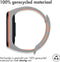 iMoshion Bandje Geschikt voor Xiaomi Mi Band 3 / 4 / Oranje - iMoshion Siliconen sport band met inkliksysteem ronde drukknoop - Grijs