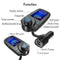 iMoshion Bluetooth FM Transmitter met Display / Receiver voor in de auto - Handsfree bellen - Carkits & Autolader met USB-C - Auto Accessoires