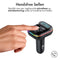 iMoshion Bluetooth FM Transmitter / Receiver voor in de auto - Handsfree bellen - Carkits & Autolader met USB-C - Auto Accessoires