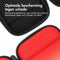 iMoshion Case - Geschikt voor Nintendo Switch en Switch OLED - Accessoires - Compacte Hard Cover hoes - Inclusief Meeneemlus - Blauw/Rood