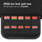 iMoshion Case - Geschikt voor Nintendo Switch en Switch OLED - Accessoires - Compacte Hard Cover hoes - Inclusief Meeneemlus - Blauw/Rood
