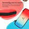 iMoshion Case - Geschikt voor Nintendo Switch en Switch OLED - Accessoires - Compacte Hard Cover hoes - Inclusief Meeneemlus - Blauw/Rood