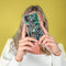 iMoshion Design voor de Samsung Galaxy A40 hoesje - Jungle - Wit / Zwart / Groen