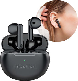 iMoshion Draadloze Oordopjes TWS-i2 Bluetooth Earbuds - Bluetooth Oordopjes - Draadloze Oortjes - Zwart
