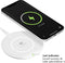 iMoshion Draadloze Oplader - 10 Watt - Wireless Charger Geschikt voor alle toestellen die draadloos opladen ondersteunen - Wit