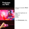 iMoshion Draagbare Beamer - Full HD Mini Beamer / Projector - Streamen via WiFi - Zwart