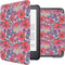 imoshion E-reader Hoesje - Geschikt voor Amazon Kindle (2022) 11th gen, Amazon Kindle (2024) - Design Sleepcover Bookcase - Flower Watercolor