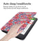 imoshion E-reader Hoesje - Geschikt voor Amazon Kindle (2022) 11th gen, Amazon Kindle (2024) - Design Sleepcover Bookcase - Flower Watercolor