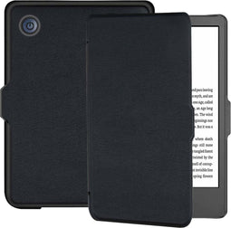 imoshion E-reader Hoesje - Geschikt voor Kobo Clara 2E, Tolino Shine 4 - Slim Hard Case Sleepcover Bookcase - Zwart