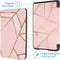 imoshion E-reader Hoesje - Geschikt voor Kobo Clara HD - Design Sleepcover Bookcase - Pink Graphic