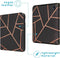 imoshion E-reader Hoesje - Geschikt voor Kobo Libra 2 - Design Slim Hard Case Sleepcover Bookcase met stand - Black Graphic