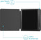 imoshion E-reader Hoesje - Geschikt voor Kobo Libra H2O - Design Slim Hard Case Sleepcover Bookcase met stand - White Graphic