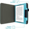 imoshion E-reader Hoesje - Geschikt voor Kobo Libra H2O - Vegan Leather Bookcase - Lichtblauw