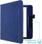 imoshion E-reader Hoesje - Geschikt voor Kobo Libra H2O - Vegan Leather Bookcase - Donkerblauw