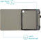 imoshion E-reader Hoesje - Geschikt voor Kobo Sage - Vegan Leather Bookcase - Zwart