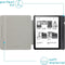imoshion E-reader Hoesje - Geschikt voor Tolino Vision 5 - Slim Hardcase Sleepcover Bookcase met stand - Donkerblauw