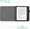 imoshion E-reader Hoesje - Geschikt voor Tolino Vision 5 - Vegan Leather Bookcase - Zwart