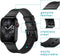 iMoshion Echt lederen bandje voor de Apple Watch Series 1 / 2 / 3 / 4 / 5 / 6 / 7 / 8 / 9 / SE / Ultra (2) - 42 / 44 / 45 / 49 mm - Zwart