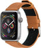 iMoshion Effen Lederen bandje voor de Apple Watch Series 1 / 2 / 3 / 4 / 5 / 6 / 7 / 8 / 9 / SE - 38 / 40 / 41 mm
