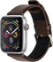 iMoshion Effen Lederen bandje voor de Apple Watch Series 1 / 2 / 3 / 4 / 5 / 6 / 7 / 8 / 9 / SE - 38 / 40 / 41 mm