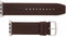 iMoshion Effen Lederen bandje voor de Apple Watch Series 1 / 2 / 3 / 4 / 5 / 6 / 7 / 8 / 9 / SE - 38 / 40 / 41 mm