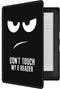 imoshion Ereader Cover / Hoesje Geschikt voor Kobo Aura Edition 2 - imoshion Design Bookcase e-reader - Don't touch