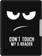 imoshion Ereader Cover / Hoesje Geschikt voor Kobo Aura H2O - imoshion Design Bookcase e-reader - Don't touch
