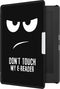 imoshion Ereader Cover / Hoesje Geschikt voor Kobo Aura H2O - imoshion Design Bookcase e-reader - Don't touch