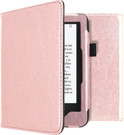 iMoshion Ereader Cover / Hoesje Geschikt voor Tolino Shine 3 - iMoshion Vegan Leather Bookcase - Rosé goud