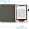 iMoshion Ereader Cover / Hoesje Geschikt voor Tolino Shine 3 - iMoshion Vegan Leather Bookcase - Rosé goud